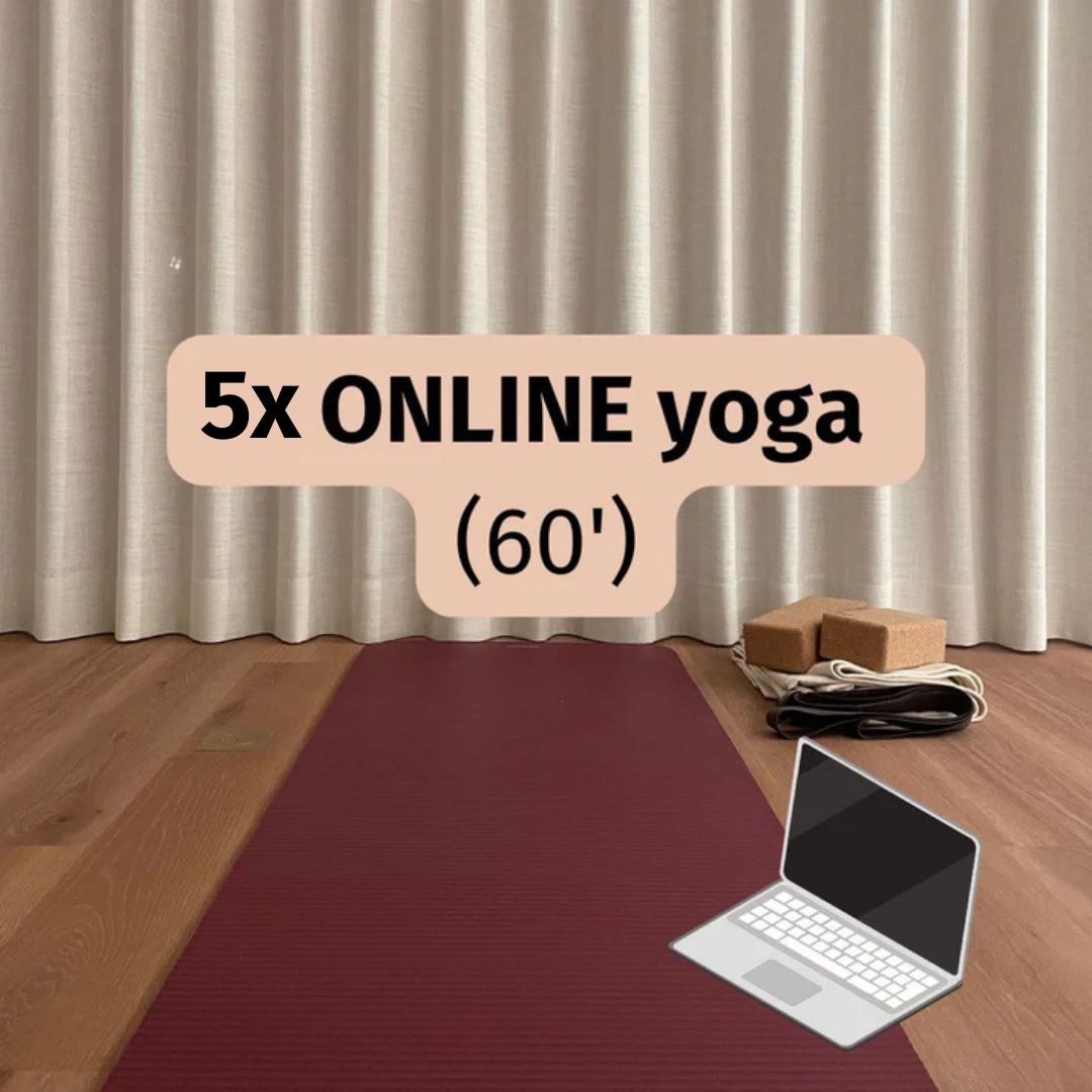 5x ONLINE yoga (60') 🖥️