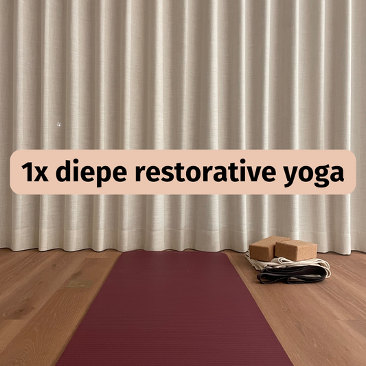 1x diepe restorative yoga (90')